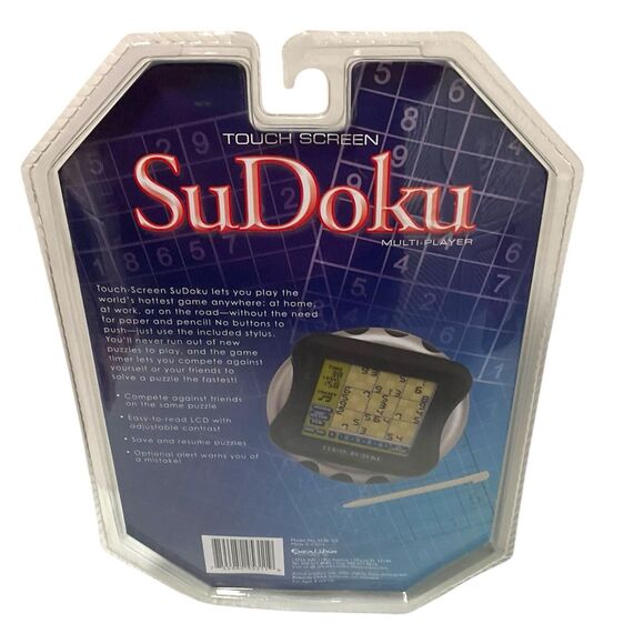 Touch Screen Sudoku Multi-Player Electronic Handheld Game Brand New in Package - Picture 2 of 9